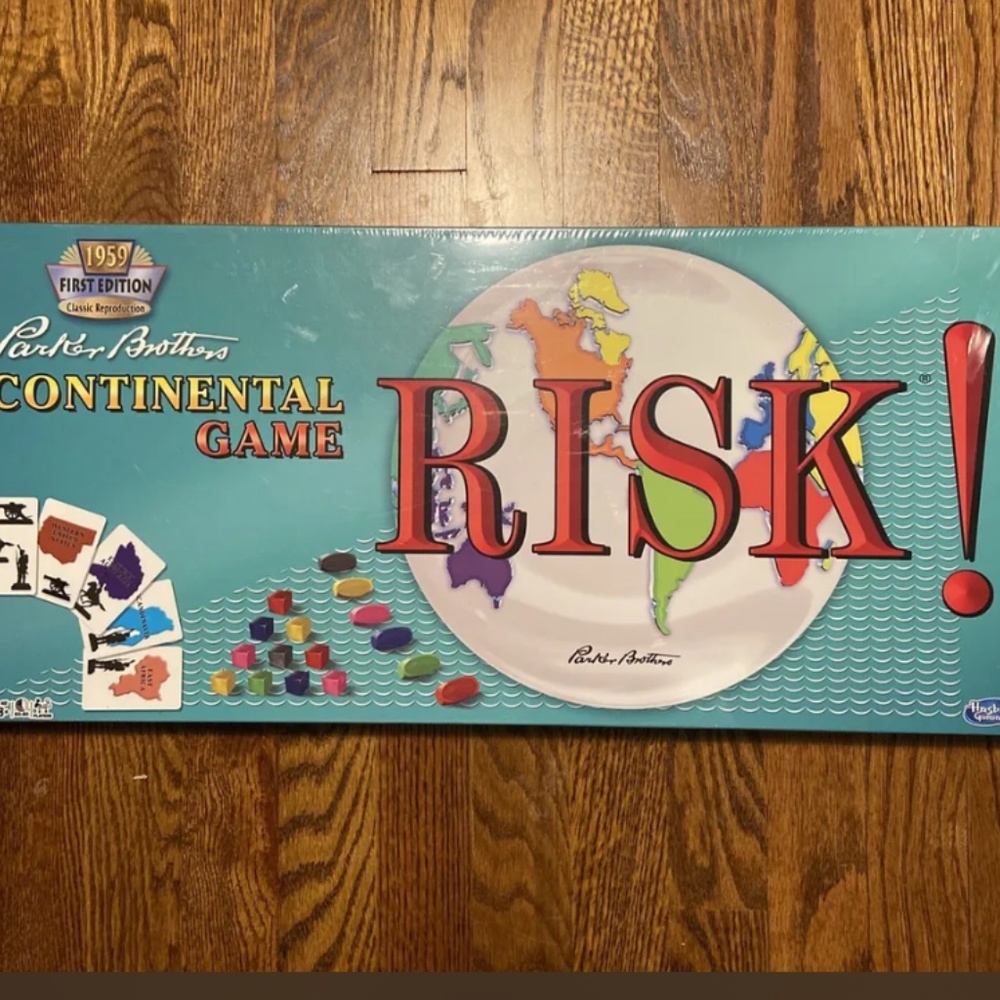Risk 1959 First Edition Classic Reproduction Continental Board Game NEW SEALED